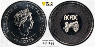 2021 20C AC/DC- For Those About To Rock 40th Ann MS69