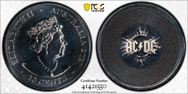 2021 20C AC/DC Logo MS69