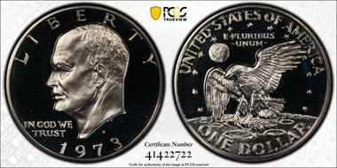 1973-S $1 Clad PR68CAM