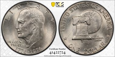 1976-D $1 Type 2 MS63
