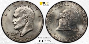 1976-D $1 Type 1 MS64