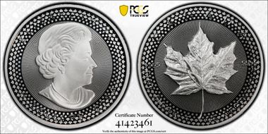 2019 $5 Maple Leaf Silver Modified PR Pride of Two Nations, U.S. Set PR70