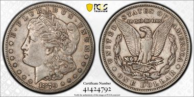 1879-CC $1 Capped Die XF45