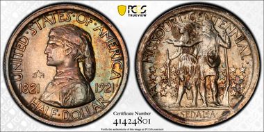 1921 50C Missouri, 2*4 N1