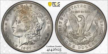 1901-O $1 MS63