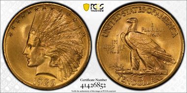 1926 $10 MS65