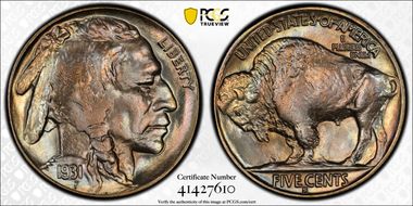 1931-S 5C MS66+