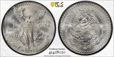 1988-Mo Onza Libertad Ag MS66
