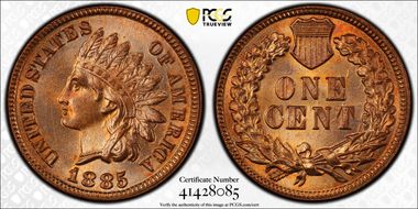 1885 1C MS66RD