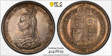 1887 Shil S-3926 Jubilee Head MS65