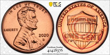 2020-D 1C Shield MS66RD