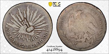 (1872-77) 2 R C/M on Mexico 2R G6