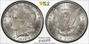 1884-CC $1 MS62