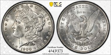 1900-O $1 MS62