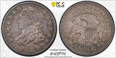 1820 10C JR-3, Small 0 AU50