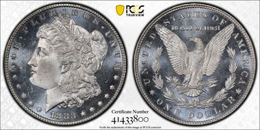 1883 $1 MS66DMPL