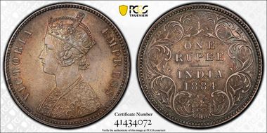 1884-C Rupee SW-6.73 MS65