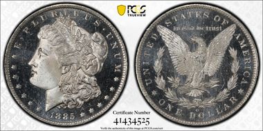 1885-O $1 MS65DMPL