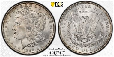 1889 $1 MS66