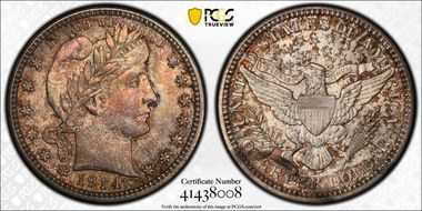 1914 25C MS66