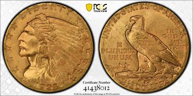1925-D $2.50 MS64