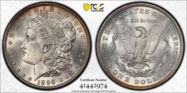 1896 $1 MS63