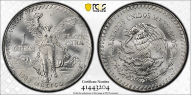 1988-Mo Onza Libertad Ag MS67