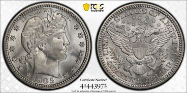 1905-O 25C MS65