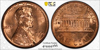 1960-D 1C Large Date MS64RD