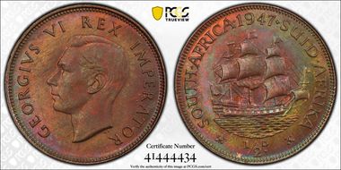 1947 1/2D MS64BN