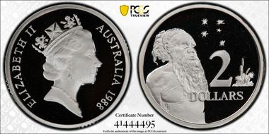 1988 $2 Silver PR69DCAM