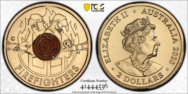 2020-C $2 Firefighters Colorized MS68