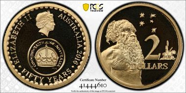 2016 $2 50 Yrs Decimal Currency PR69DCAM