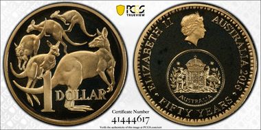 2016 $1 50 Yrs Decimal Currency PR69DCAM