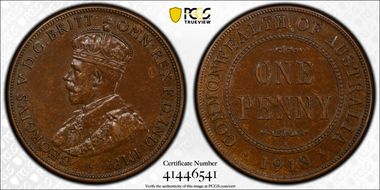 1918-I (c) 1D KM-23 MS62BN