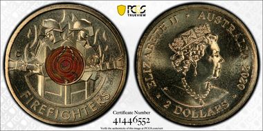 2020-C $2 Firefighters Colorized MS68