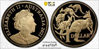2021 $1 PR70DCAM