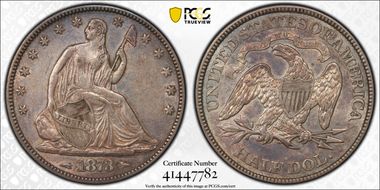 1873 50C Arrows AU50