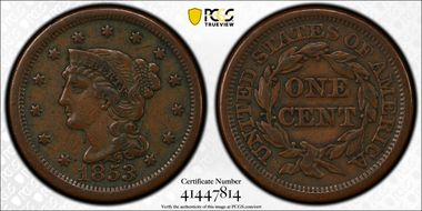 1853 1C VF35BN
