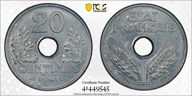 1941 20C Gad-321 F-153 MS65