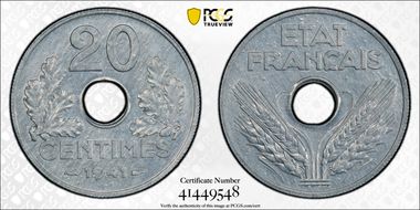 1941 20C Gad-321 F-153 MS65