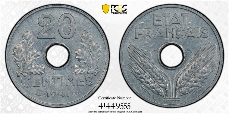 Cert 41449555 - Coin Image