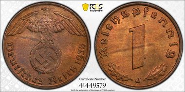 1938-J Pfg J-361 MS64RB
