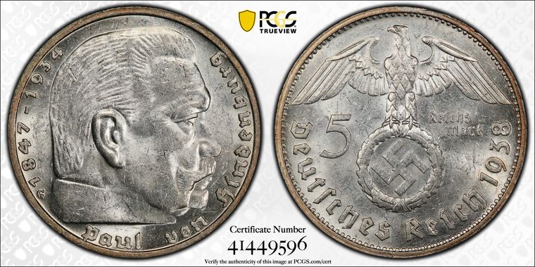 Cert 41449596 - Coin Image