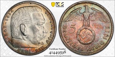 1938-E 5 Mk J-367 MS62+
