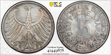 1967-F 5 Mk Regular Issue MS64