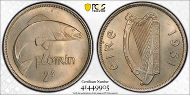 1951 Florin MS66