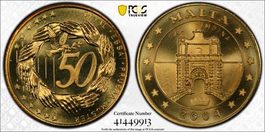 2004 € 0.50 X#Pn6 Fantasy MS67