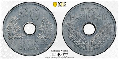 1941 20C Gad-321 F-153 MS65