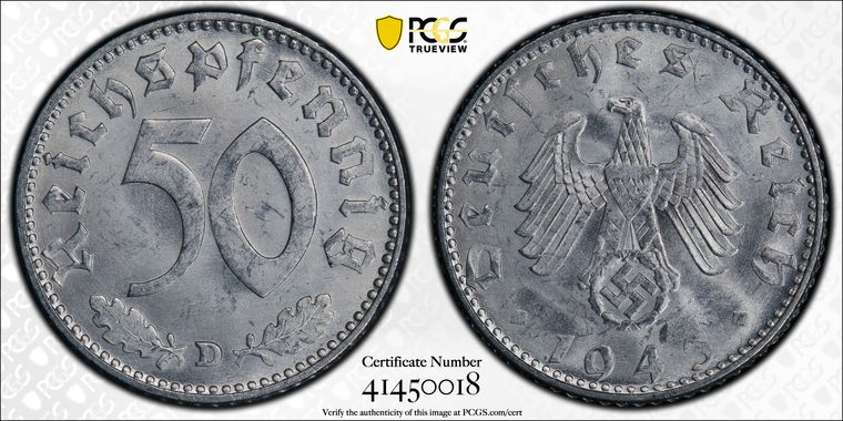 Cert 41450018 - Coin Image